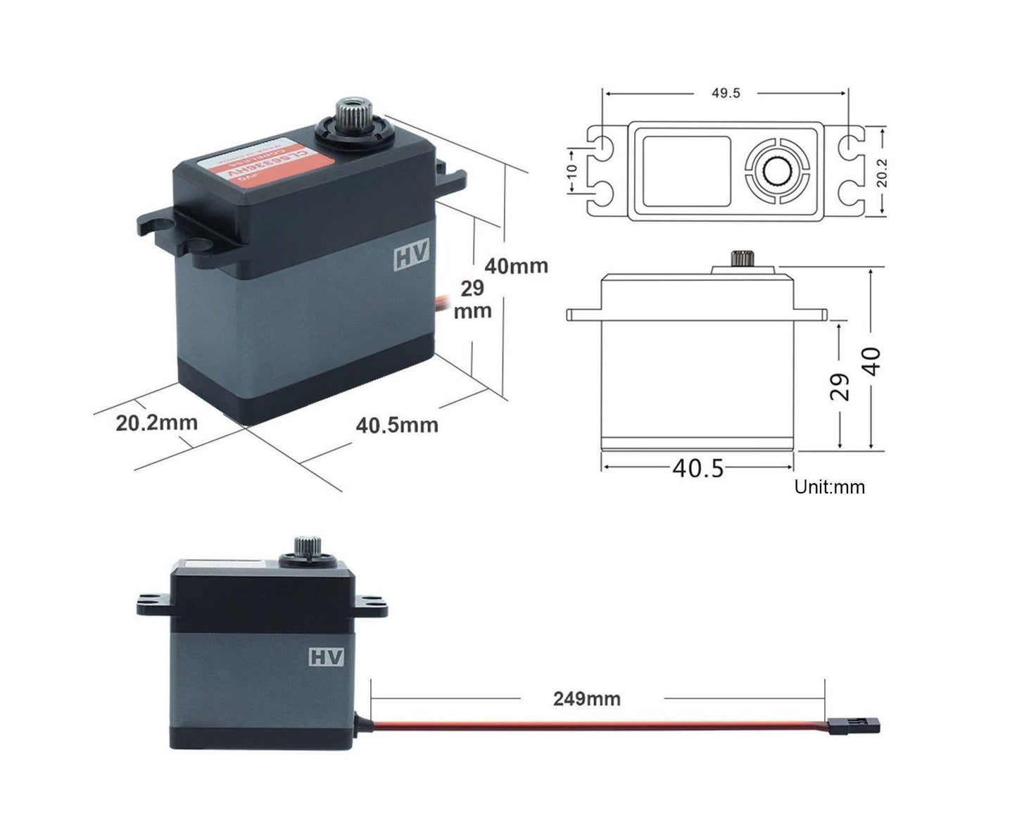 Model Servo Durable Practical Universal Eco-friendly High Hardness Multipurpose