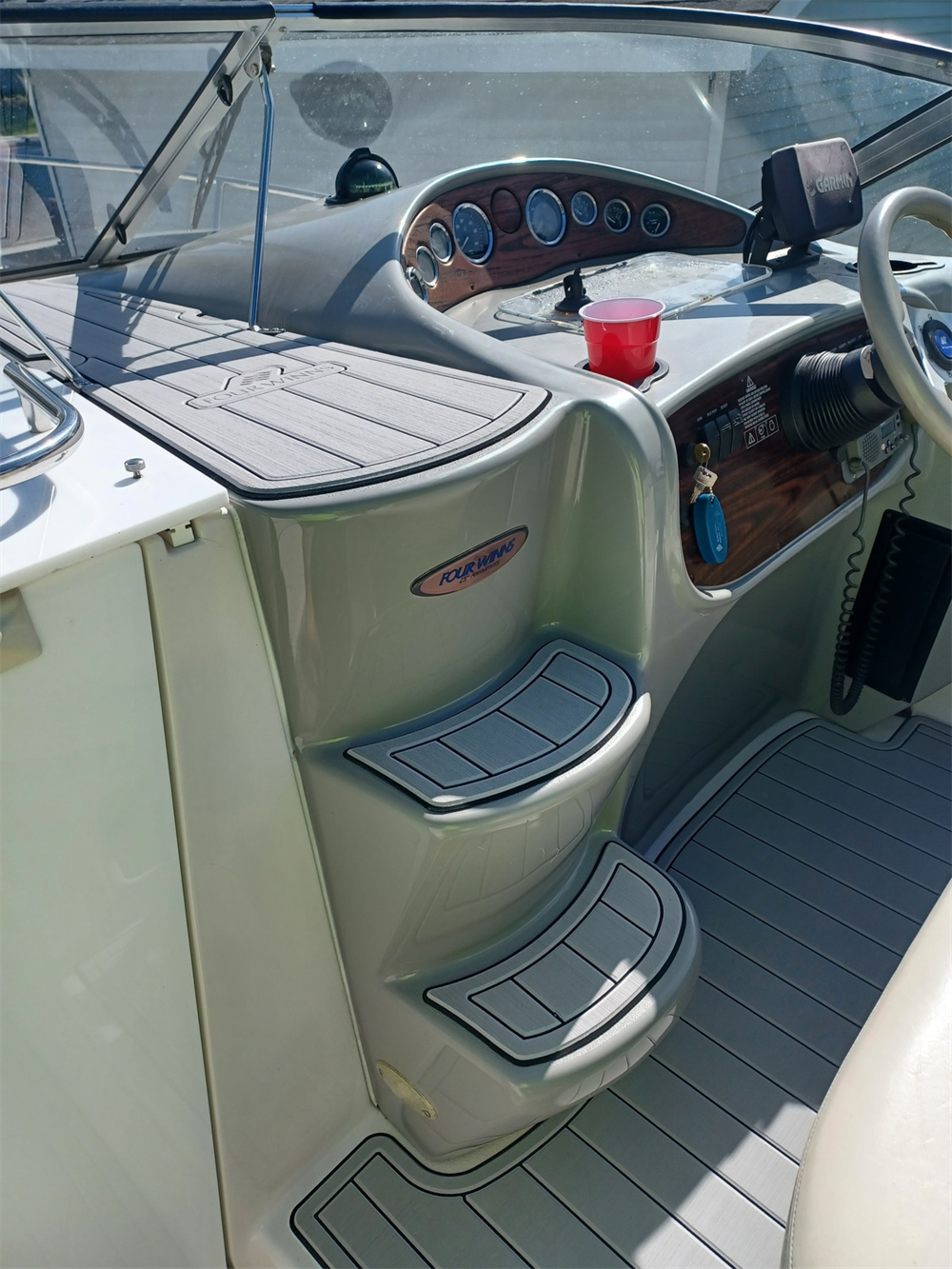 2004 Four Winns 248 Vista Swim Platform Cockpit Bow Pad Boat EVA Foam Faux