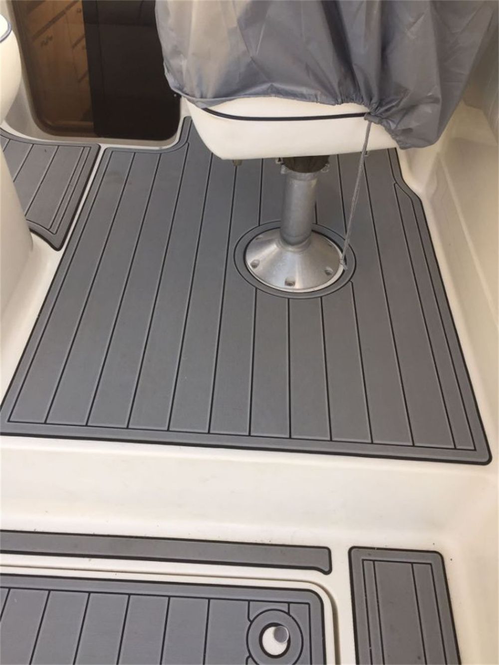 1999 Bayliner 2855 Swim Platform Cockpit Boat EVA Foam Faux Teak Deck