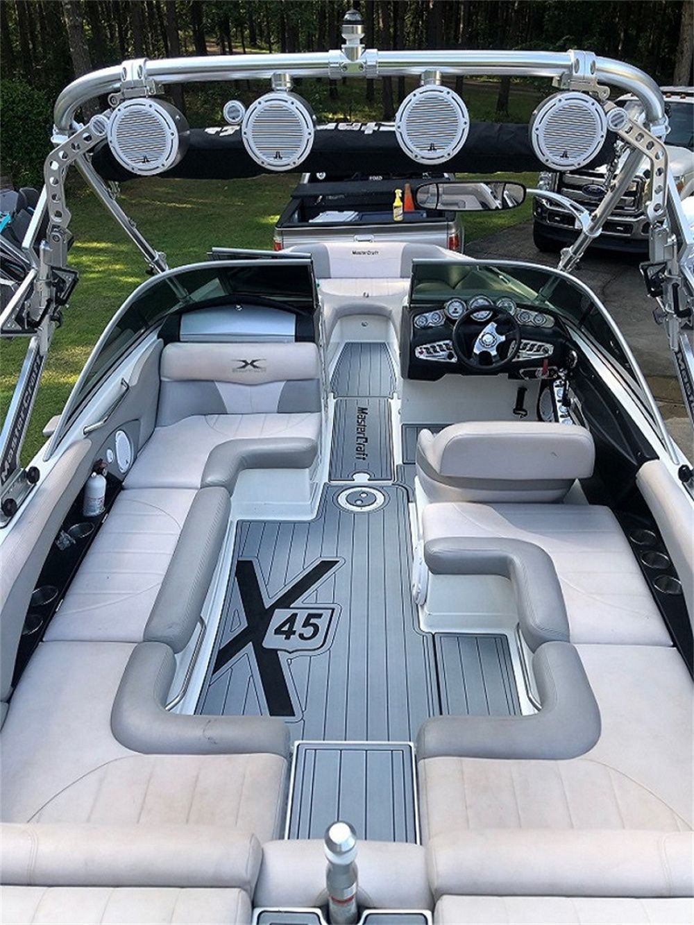 2005-2013 Mastercraft X45 Cockpit Pad Boat EVA Foam Faux Teak Deck