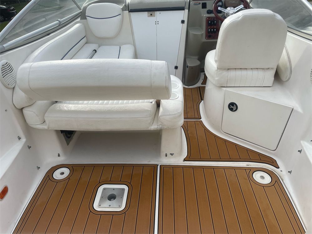 2002 Bayliner 2455 Swim Platform Cockpit Boat EVA Foam Faux Teak Deck