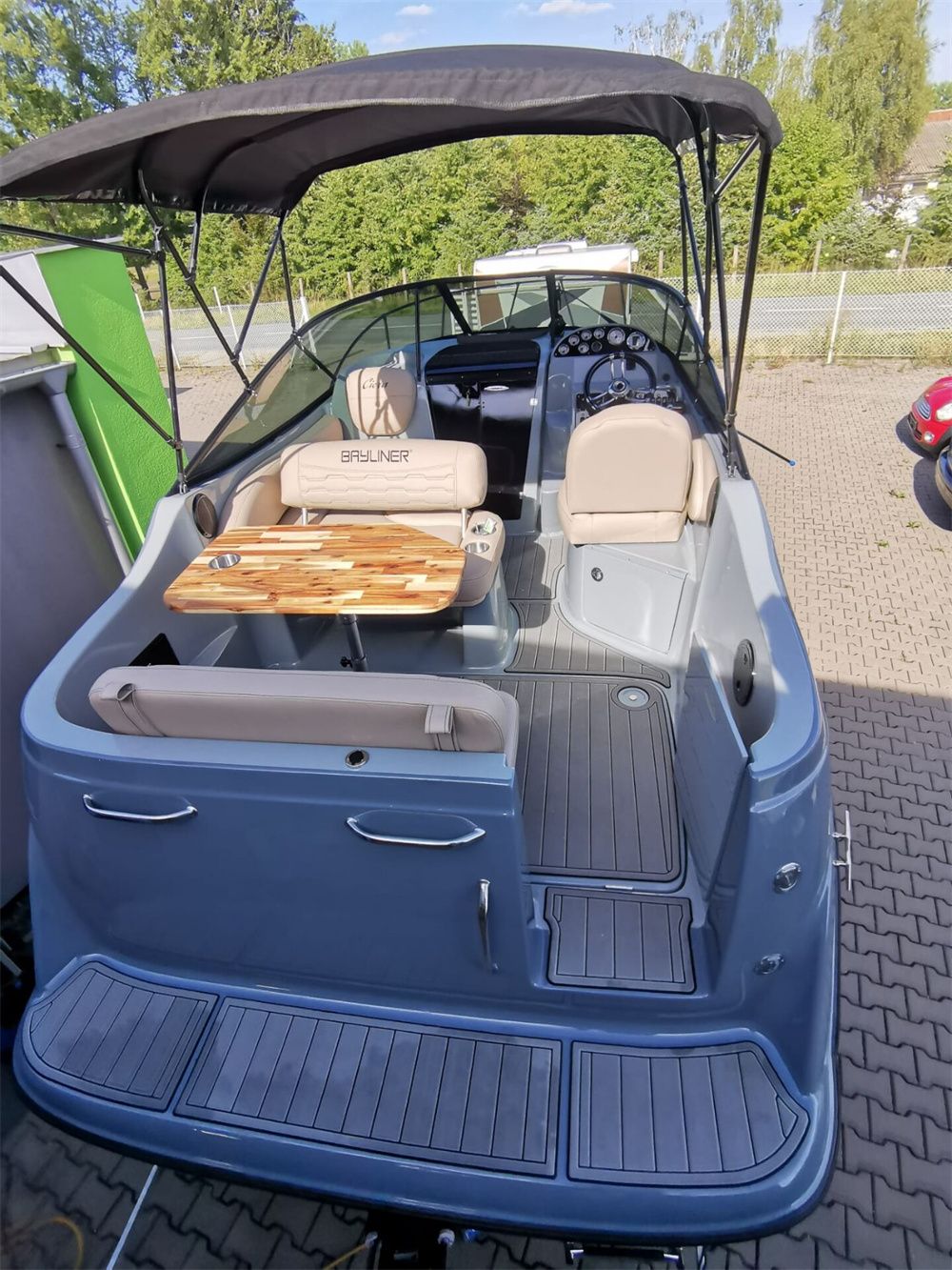 2002 Bayliner 2455 Swim Platform Cockpit Boat EVA Foam Faux Teak Deck