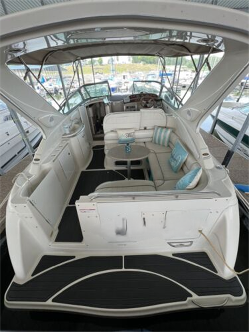 1999 Maxum 3000 SCR Swim Platform Cockpit Pad Boat EVA Faux Foam