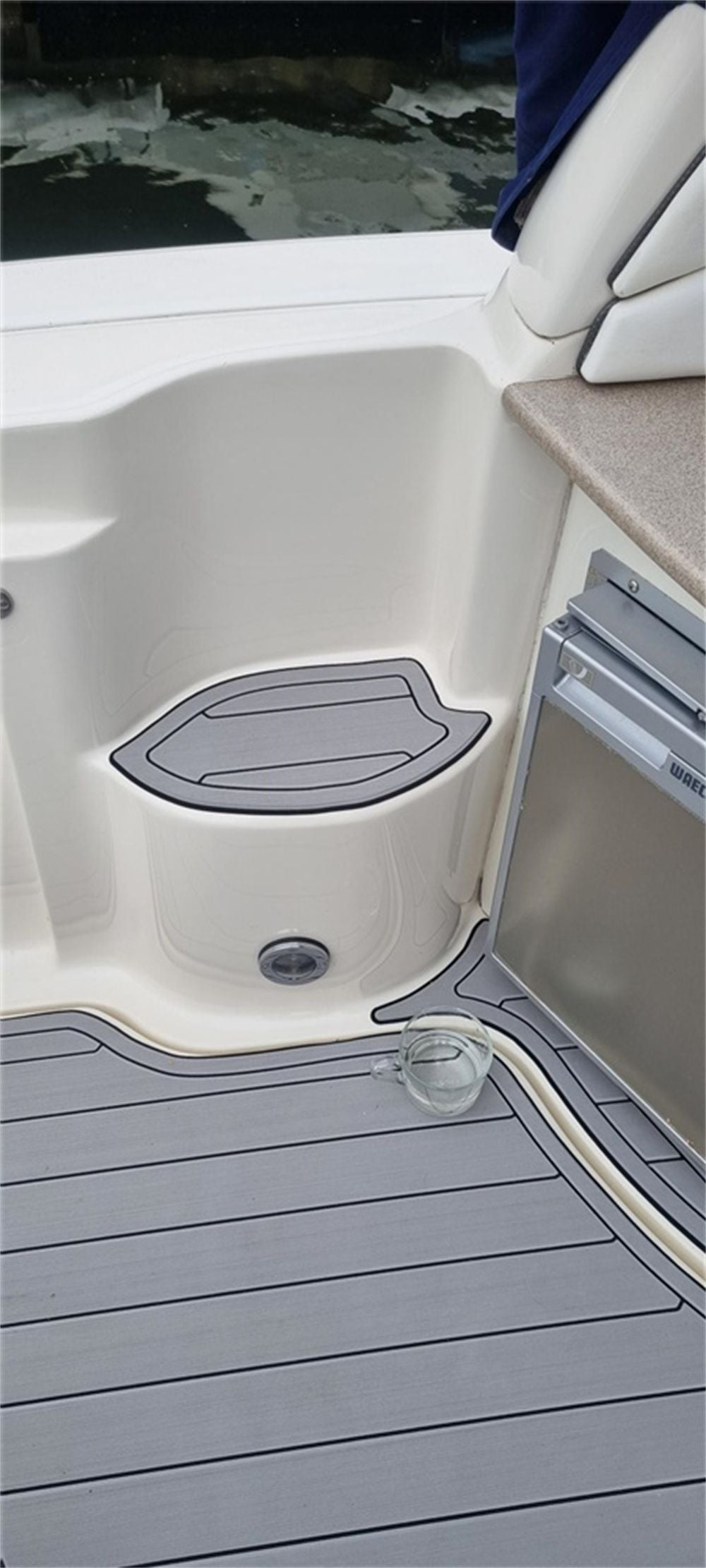 2006 Sea Ray Sundancer 320 Swim Platform Cockpit Pad Boat EVA Teak Flooring