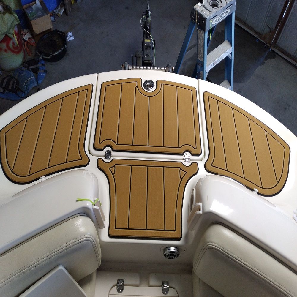 2005 Chaparral Sunesta 274 Swim Platform Cockpit Boat EVA Foam Teak Floor Pad