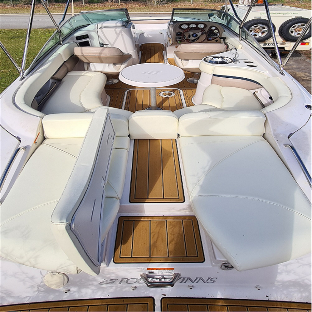 2005 Four Winns Horizon 230 Swim Platform Cockpit Boat EVA Foam Teak Floor Pad