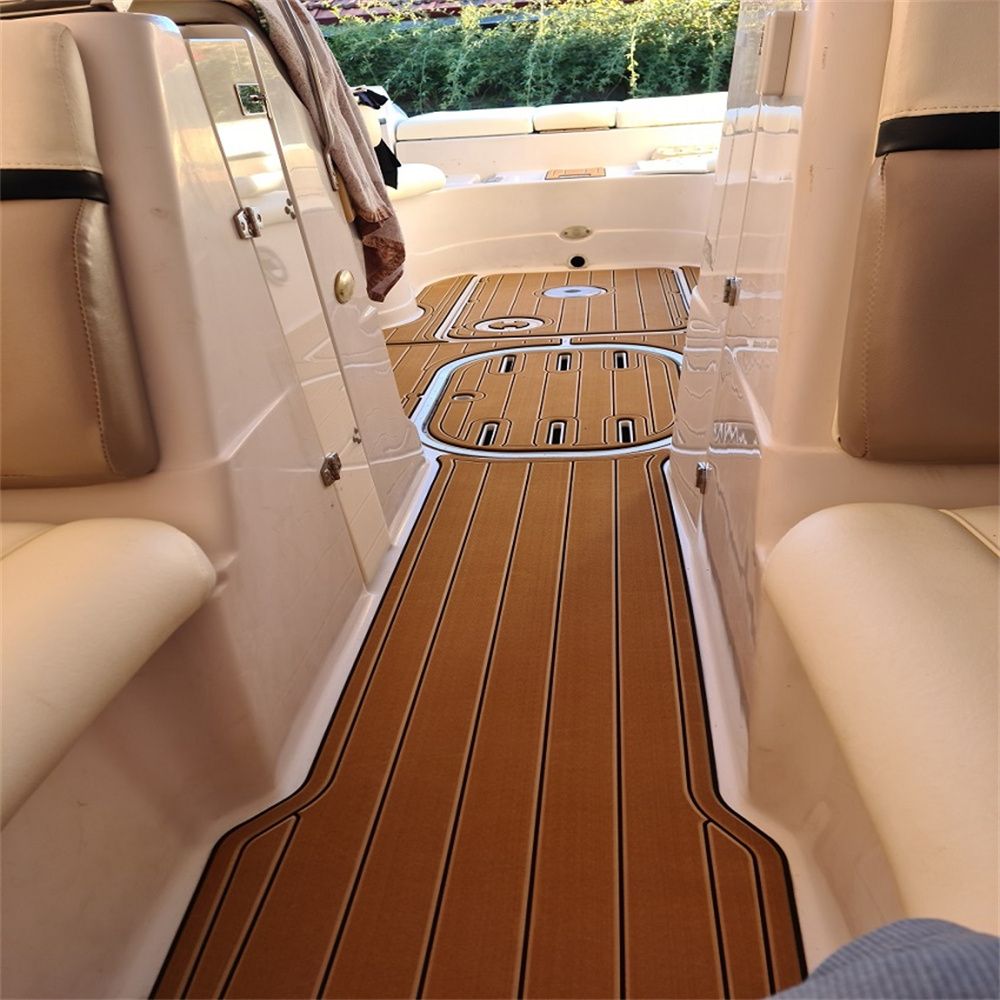 2005 Four Winns Horizon 230 Swim Platform Cockpit Boat EVA Foam Teak Floor Pad
