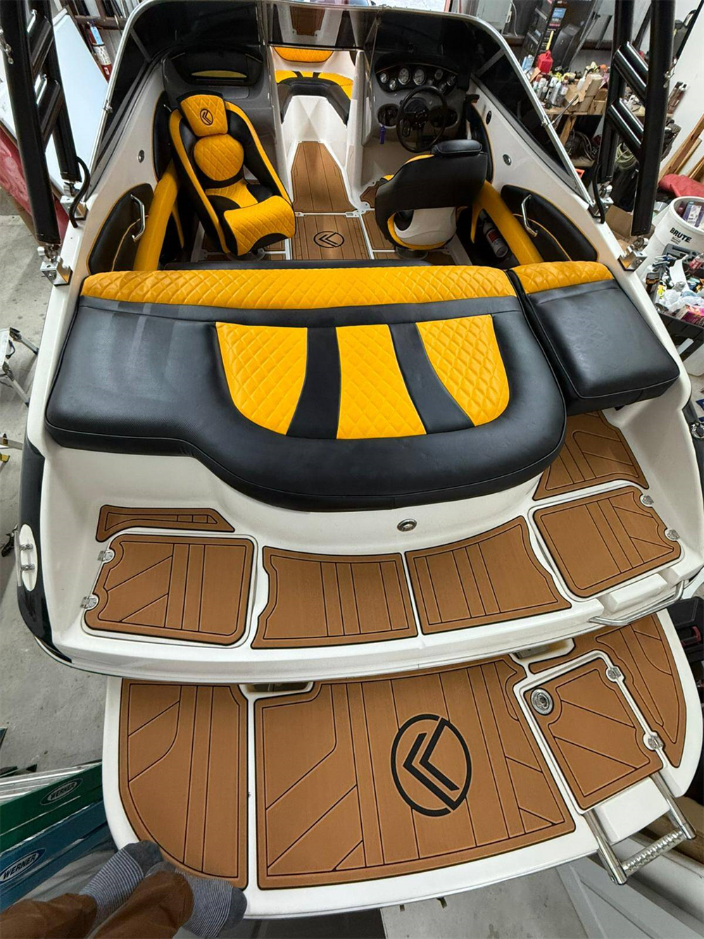 2004-2009 Chaparral 204 SSI Swim Platform Boat EVA Foam Teak Deck