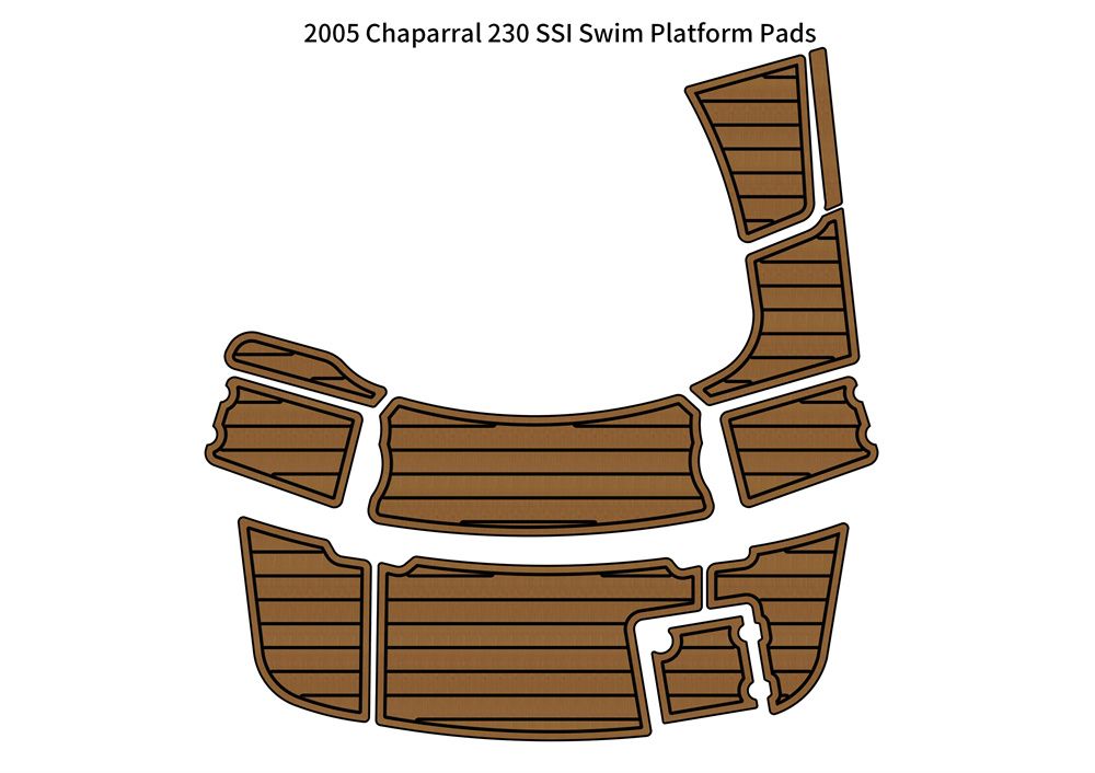 2005 Chaparral 230 SSI Swim Platform Step Boat EVA Foam Teak Deck