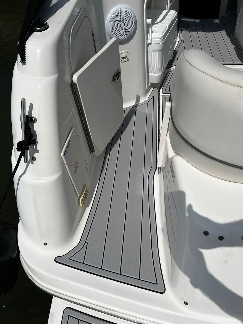 2005 Chaparral Signature 240 Swim Platform Cockpit Boat EVA Teak Floor Pad Mat