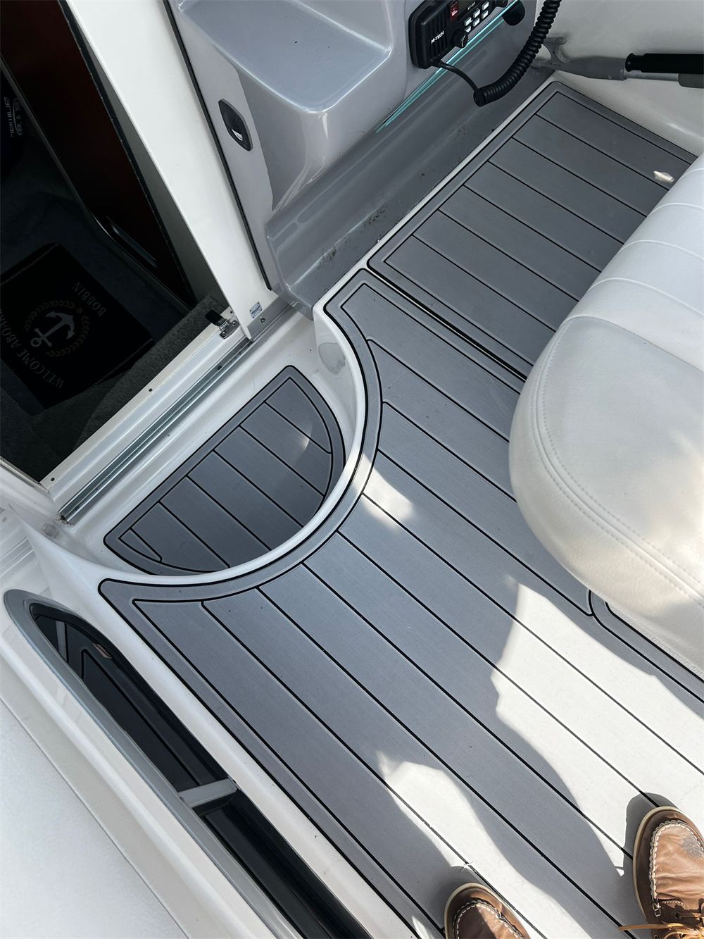 2005 Chaparral Signature 240 Swim Platform Cockpit Boat EVA Teak Floor Pad Mat