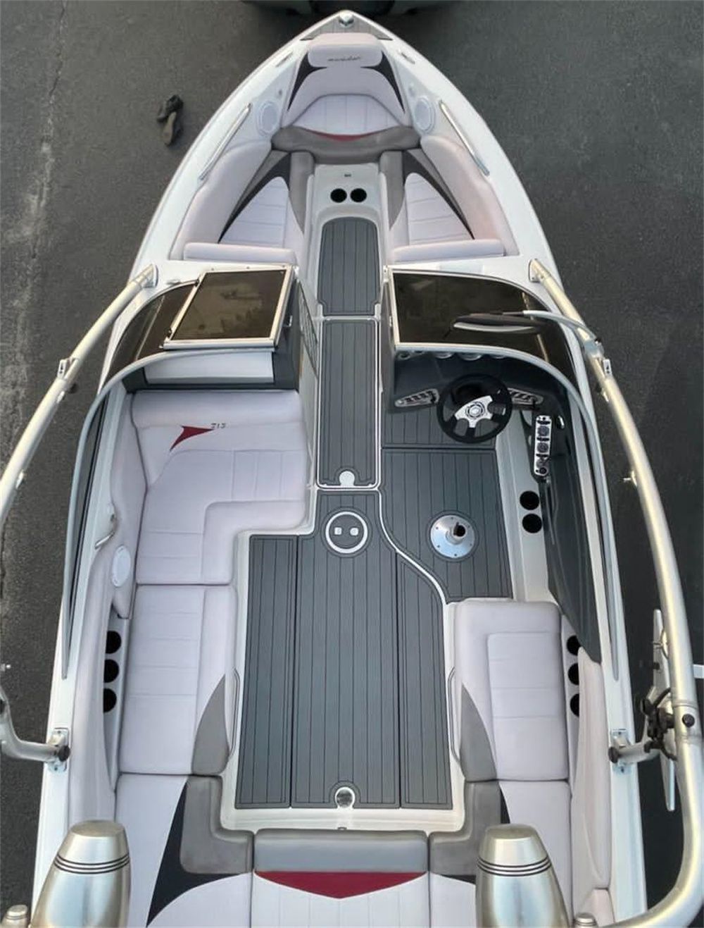 2006-2012 Mastercraft X15 Cockpit Pad Boat EVA Foam Faux Teak Deck Floor Mat