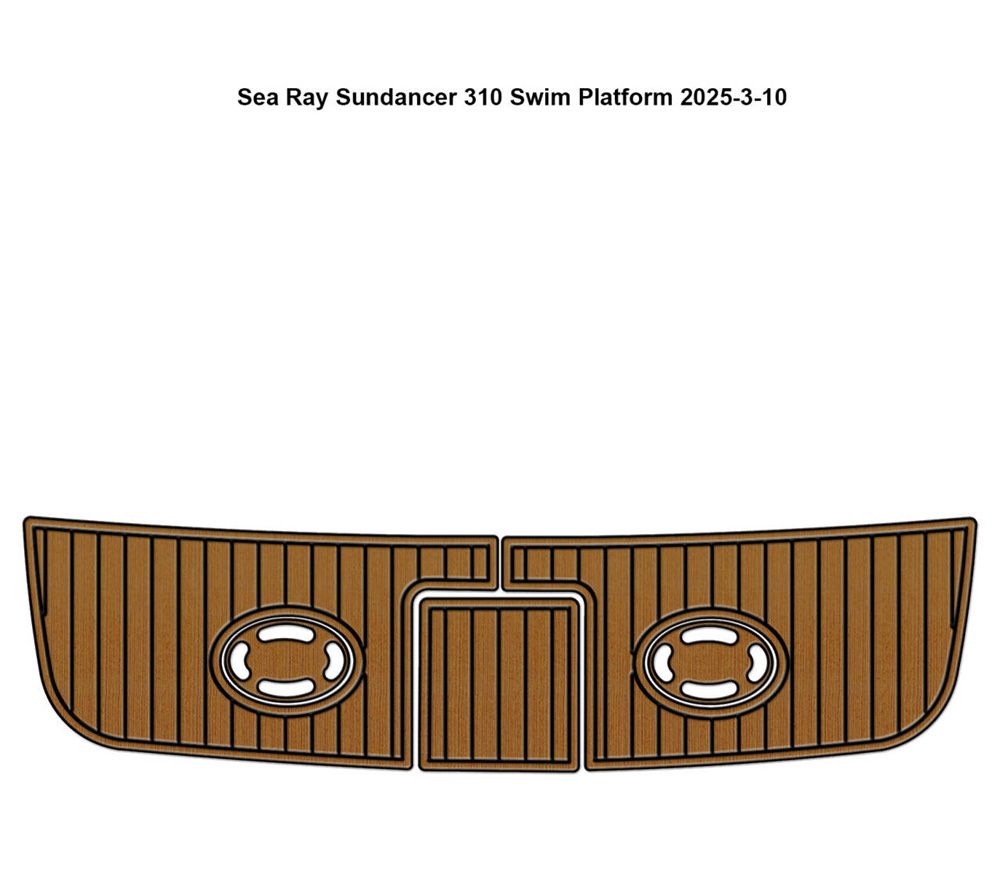 Sea Ray 310 Sundancer Swim Platform Pad Boat EVA Foam