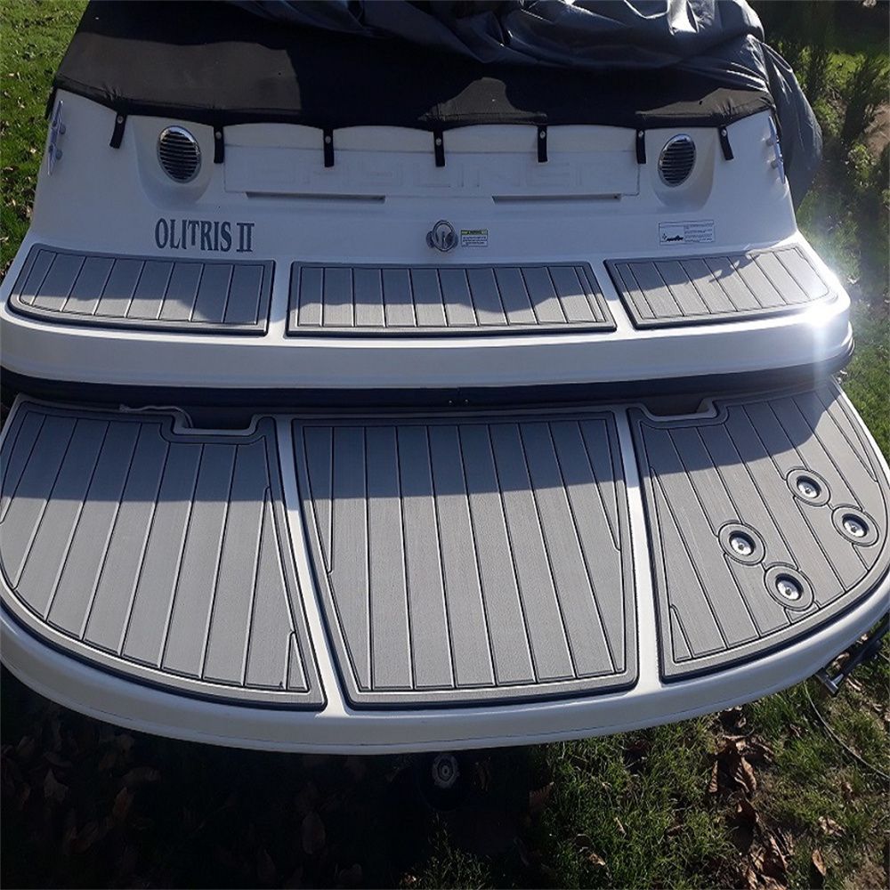 2014 Bayliner 185 Bowrider Swim Platform Boat EVA Foam Teak Deck Floor Pad Mat