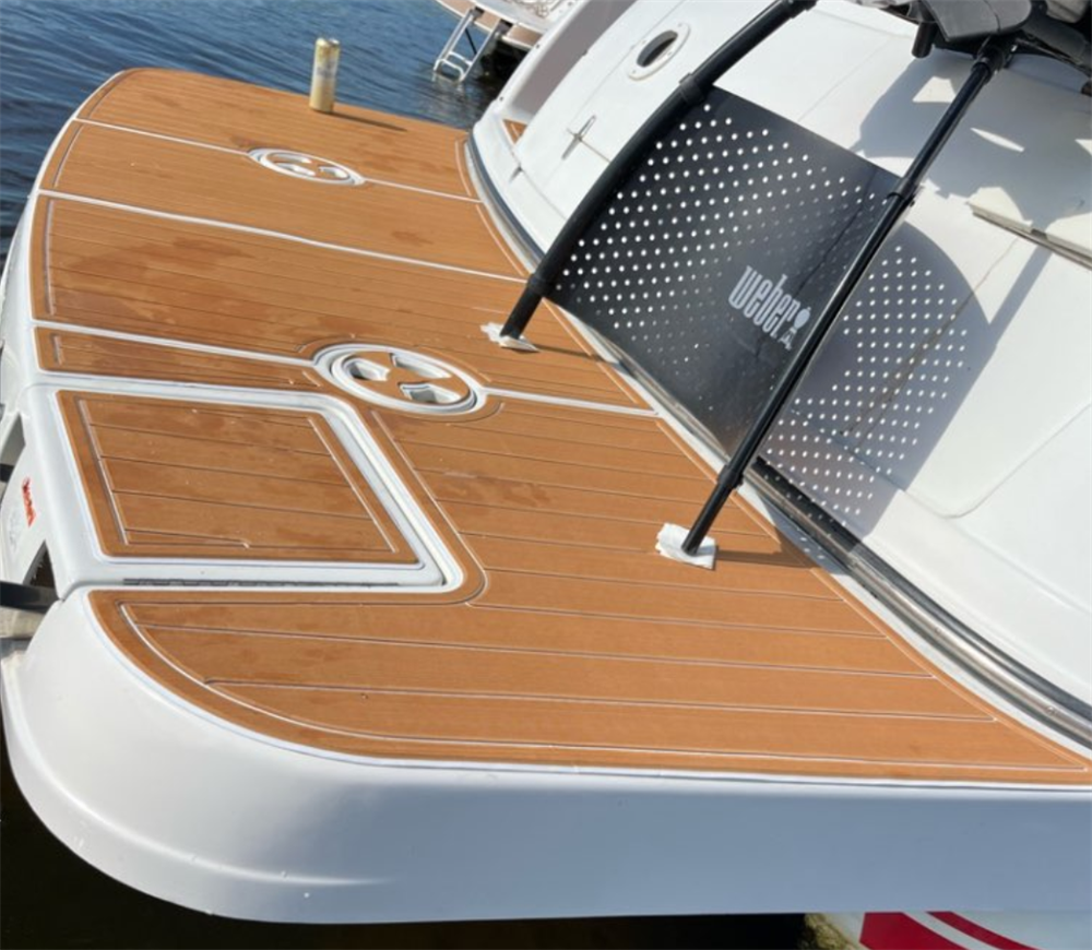 2000 Four Winns 298 Vista Swim Platform Cockpit Boat EVA Foam Teak Deck Floor
