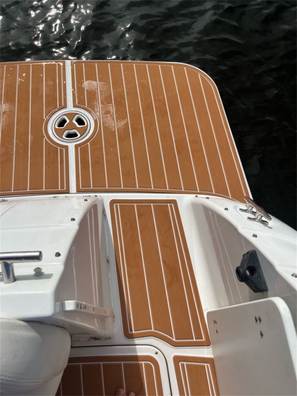 2000 Four Winns 298 Vista Swim Platform Cockpit Boat EVA Foam Teak Deck Floor
