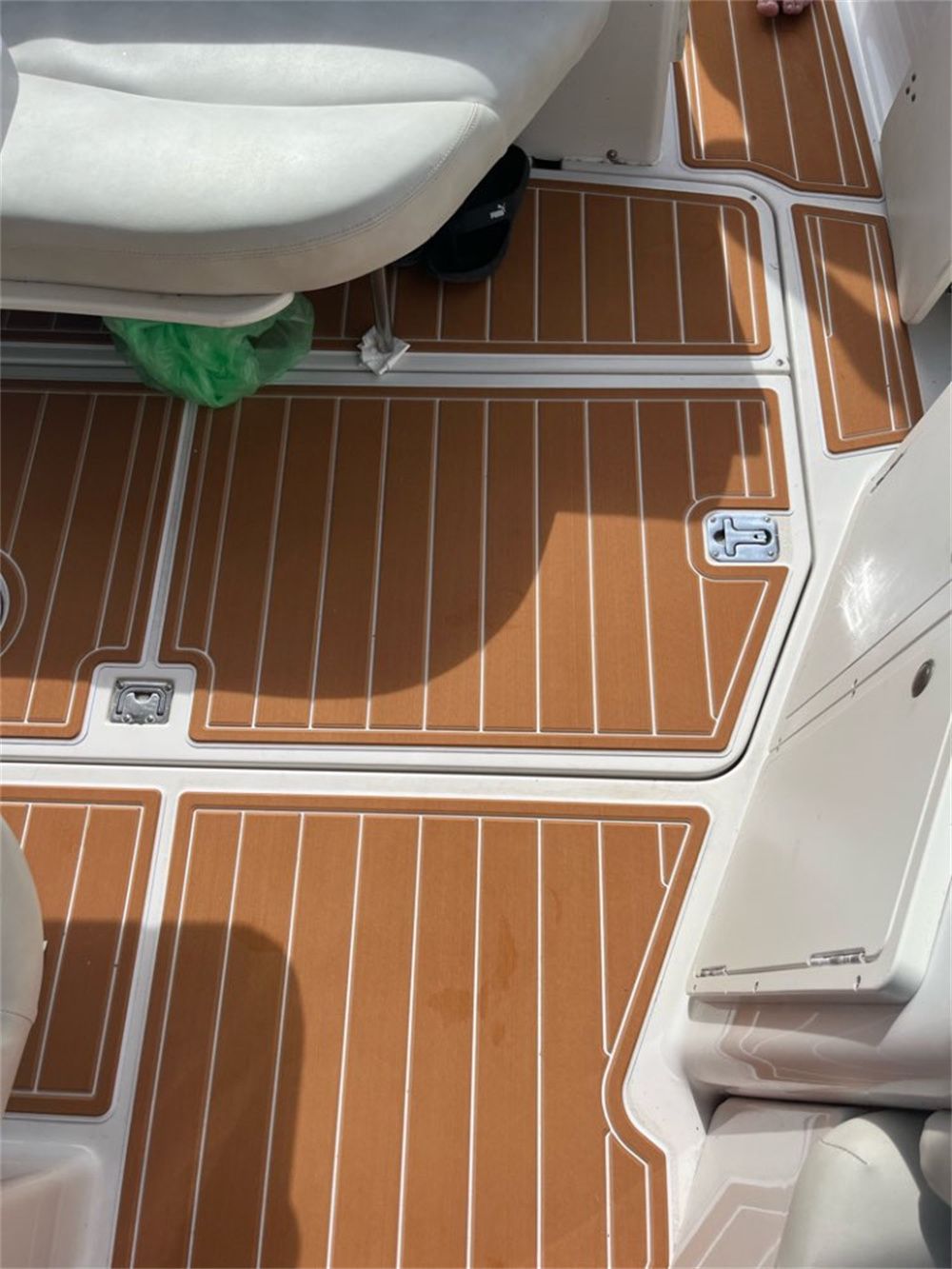 2000 Four Winns 298 Vista Swim Platform Cockpit Boat EVA Foam Teak Deck Floor
