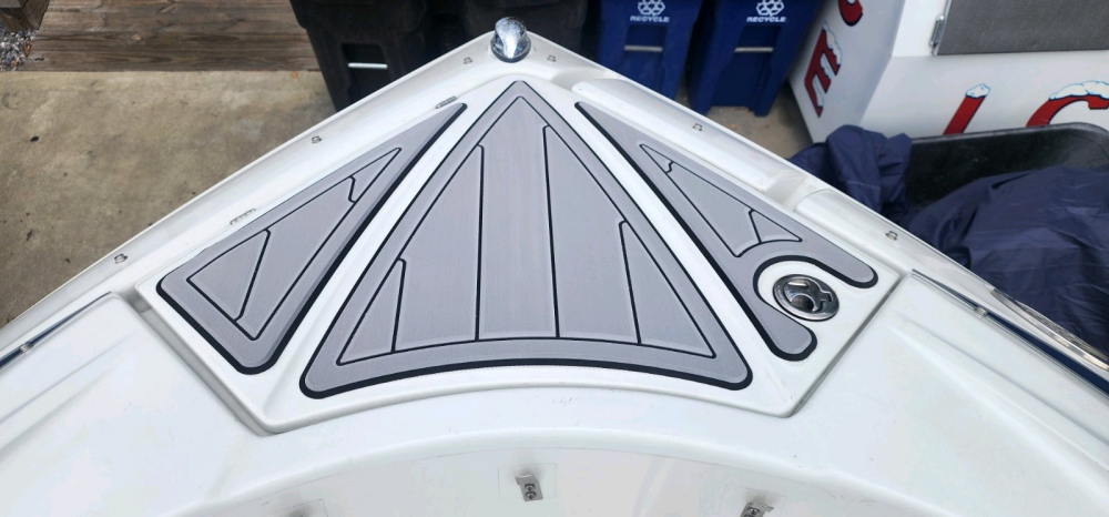 2008 Azure 298 Swim Platform Cockpit Pad Boat EVA Foam Faux Teak Deck Floor Mat