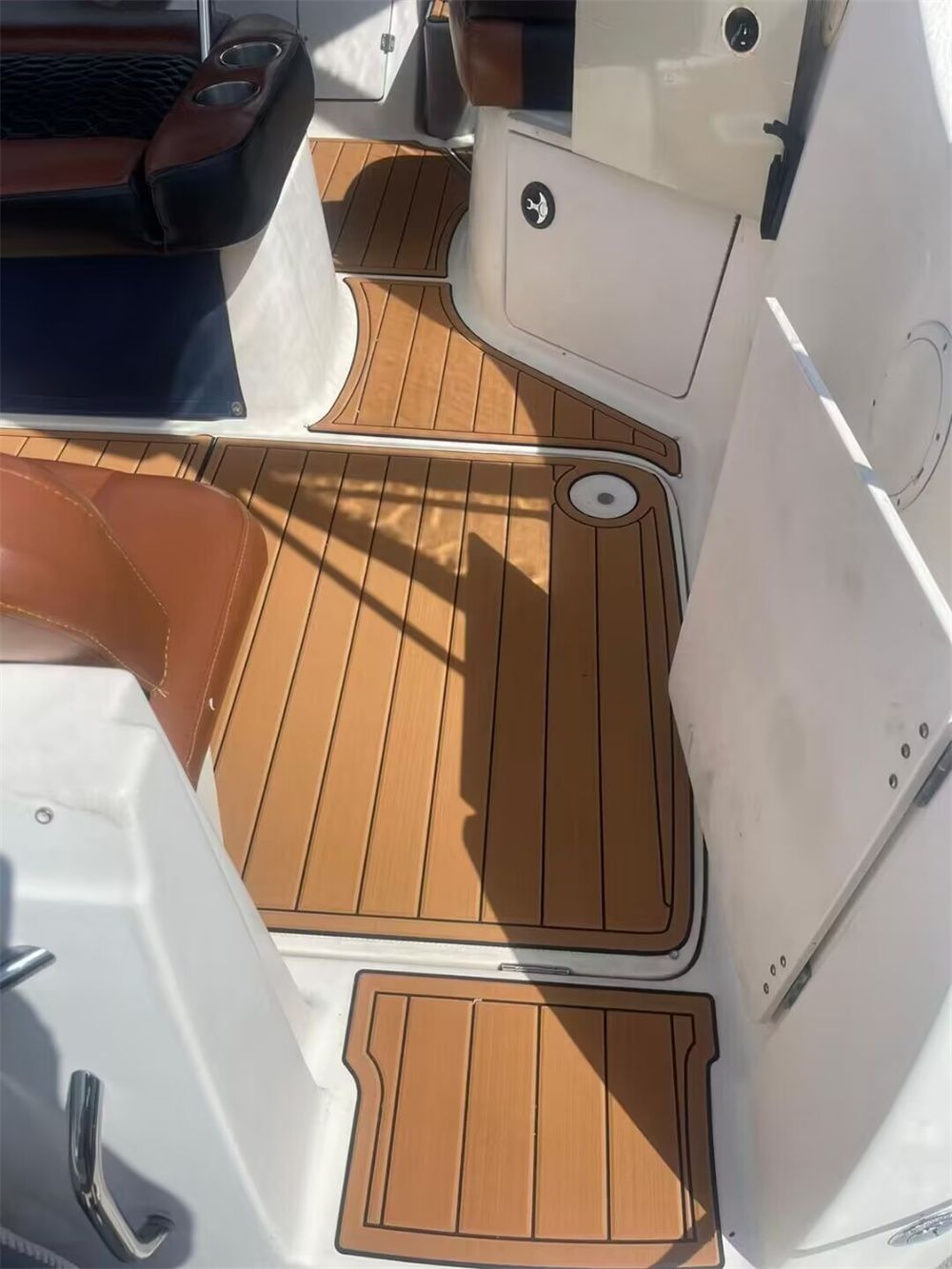 2003 Bayliner 245 SB Swim Platform Cockpit Boat EVA Foam Teak Deck Floor Pad Mat