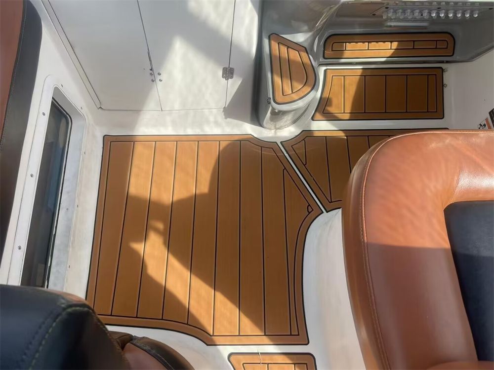 2003 Bayliner 245 SB Swim Platform Cockpit Boat EVA Foam Teak Deck Floor Pad Mat