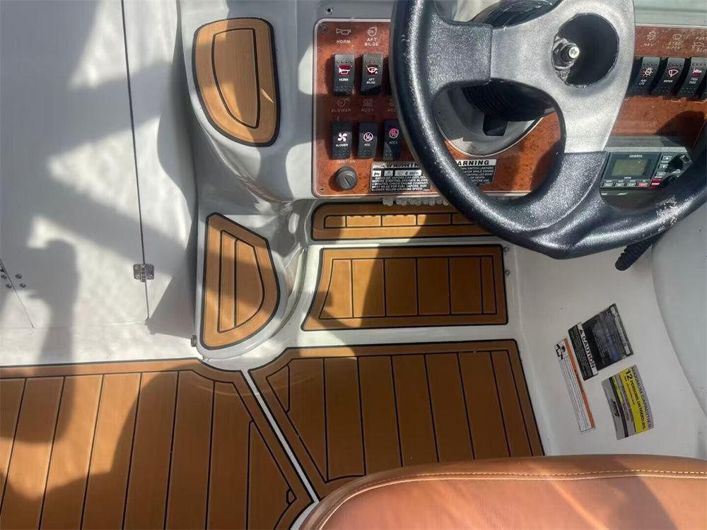 2003 Bayliner 245 SB Swim Platform Cockpit Boat EVA Foam Teak Deck Floor Pad Mat