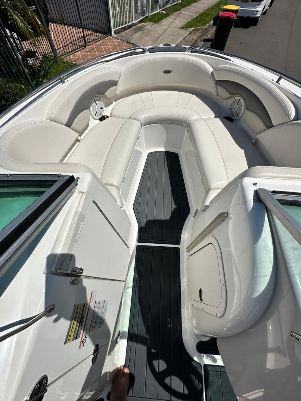 2007 Chaparral 246 SSI Swim Platform Cockpit Boat EVA Foam Teak Floor Pad Mat