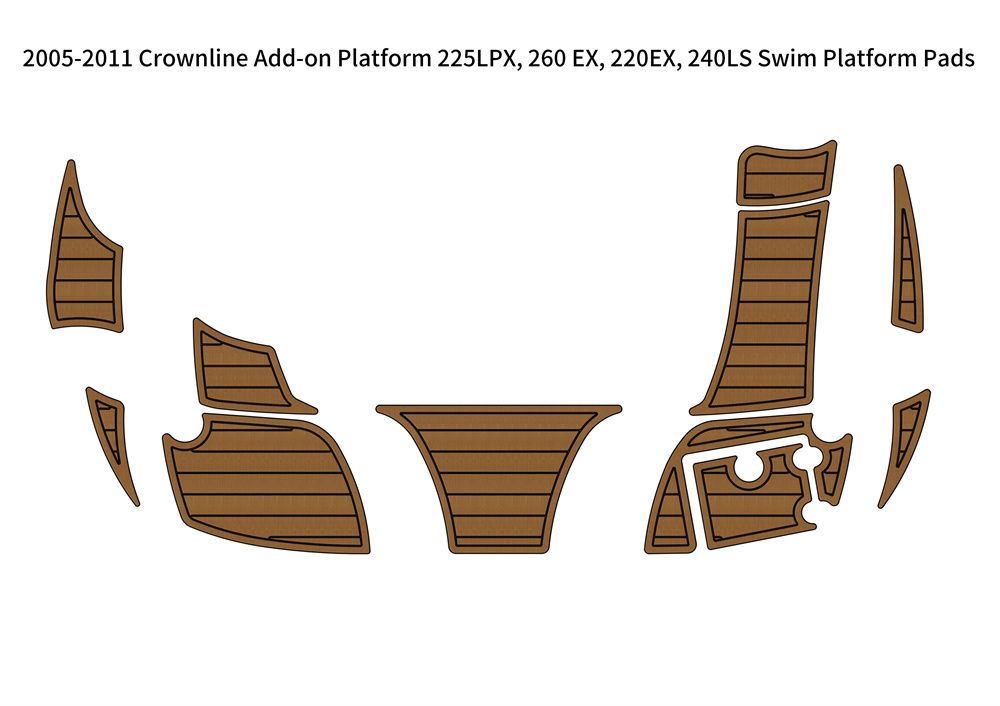 2005-2011 Crownline 225LPX 260EX 220EX 240LS Add-on Swim Platform
