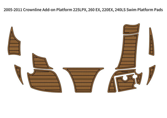 2005-2011 Crownline 225LPX 260EX 220EX 240LS Add-on Swim Platform