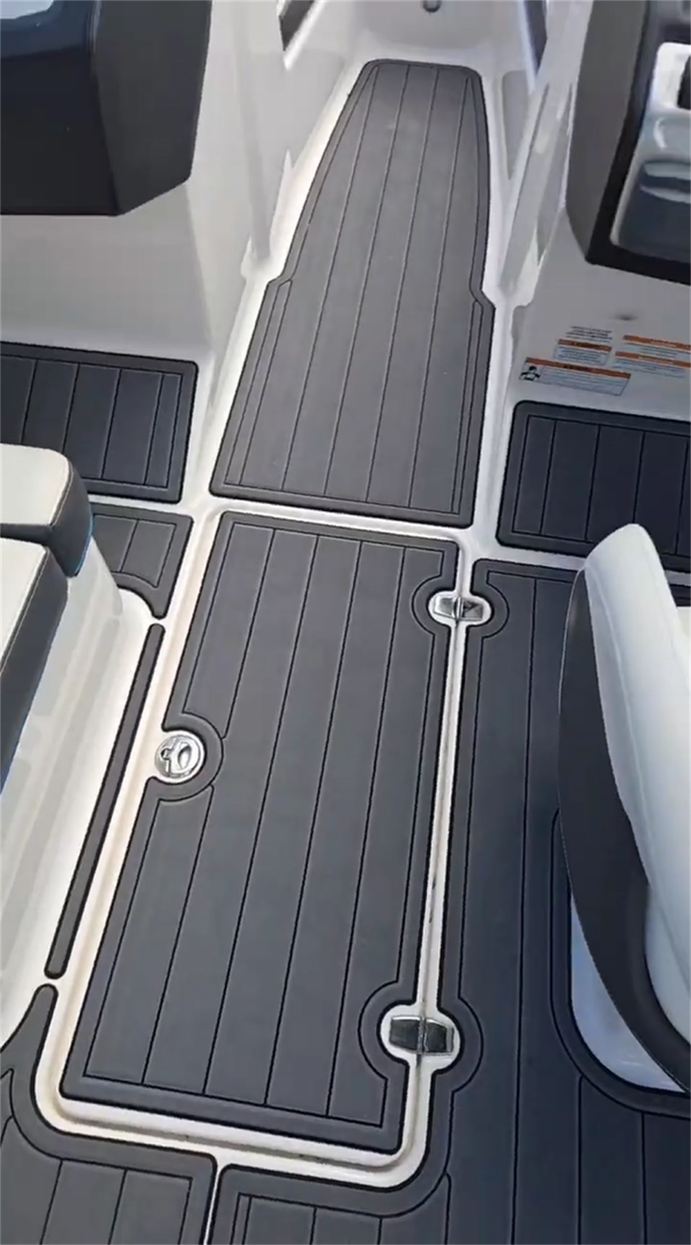 2016 Regal 1900 ES Swim Platform Cockpit Pad Boat EVA Foam Faux Teak Deck Floor Mat