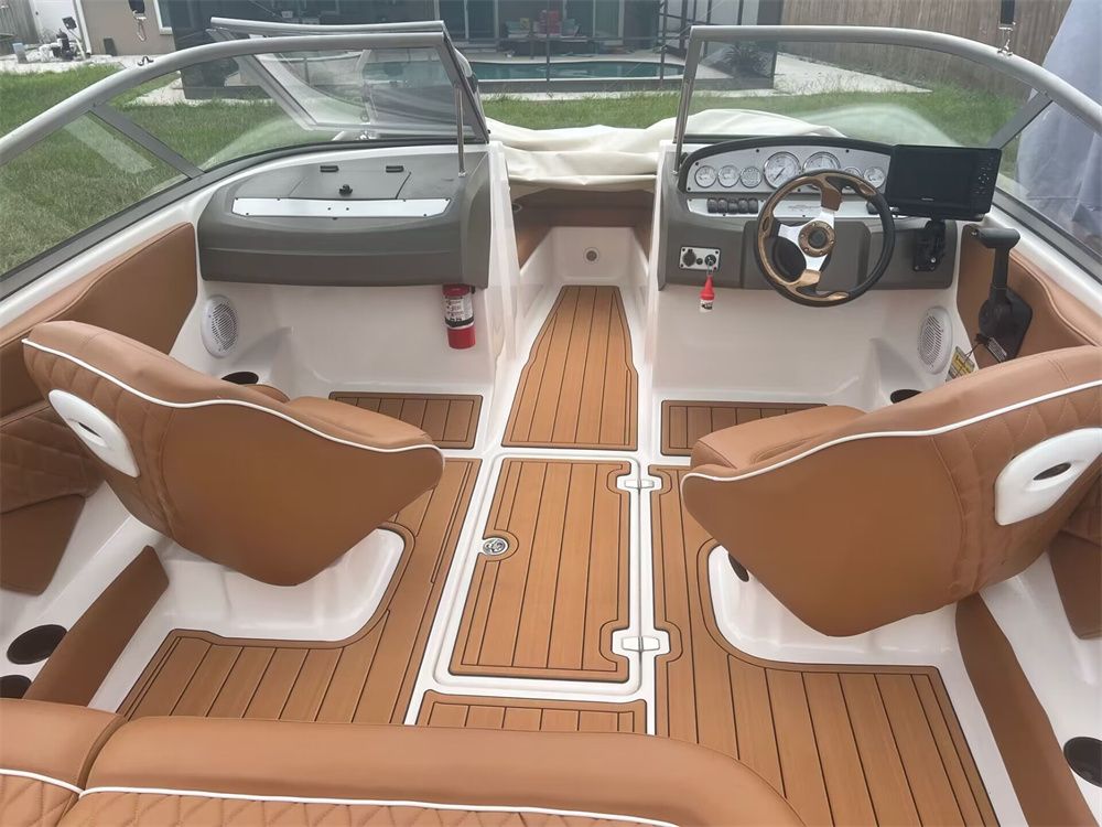 2001 Regal 1900 LE Swim Platform Cockpit Pad Boat EVA Foam Teak Deck Floor Mat