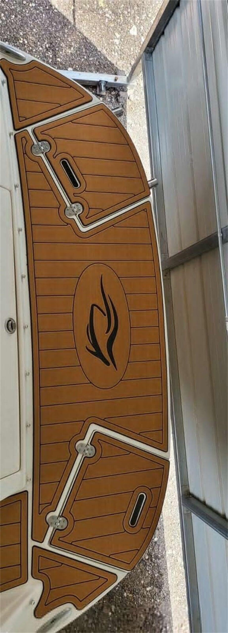 2009 Rinker 246 Swim Platform Step Pad Boat EVA Foam Faux Teak Deck