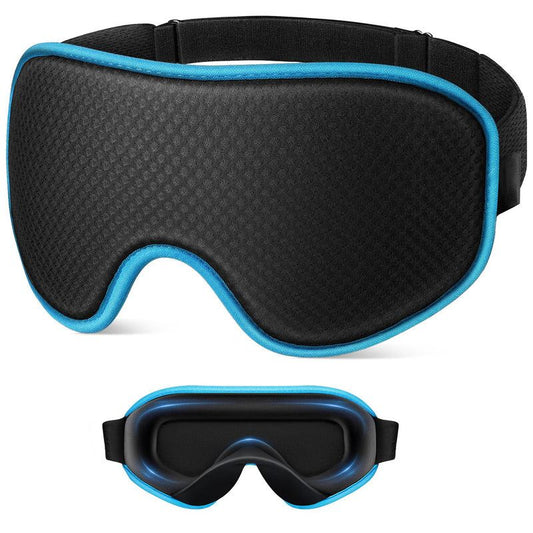 3D Contoured Memory Foam Sleep Eye Mask, Zero-Pressure Breathable