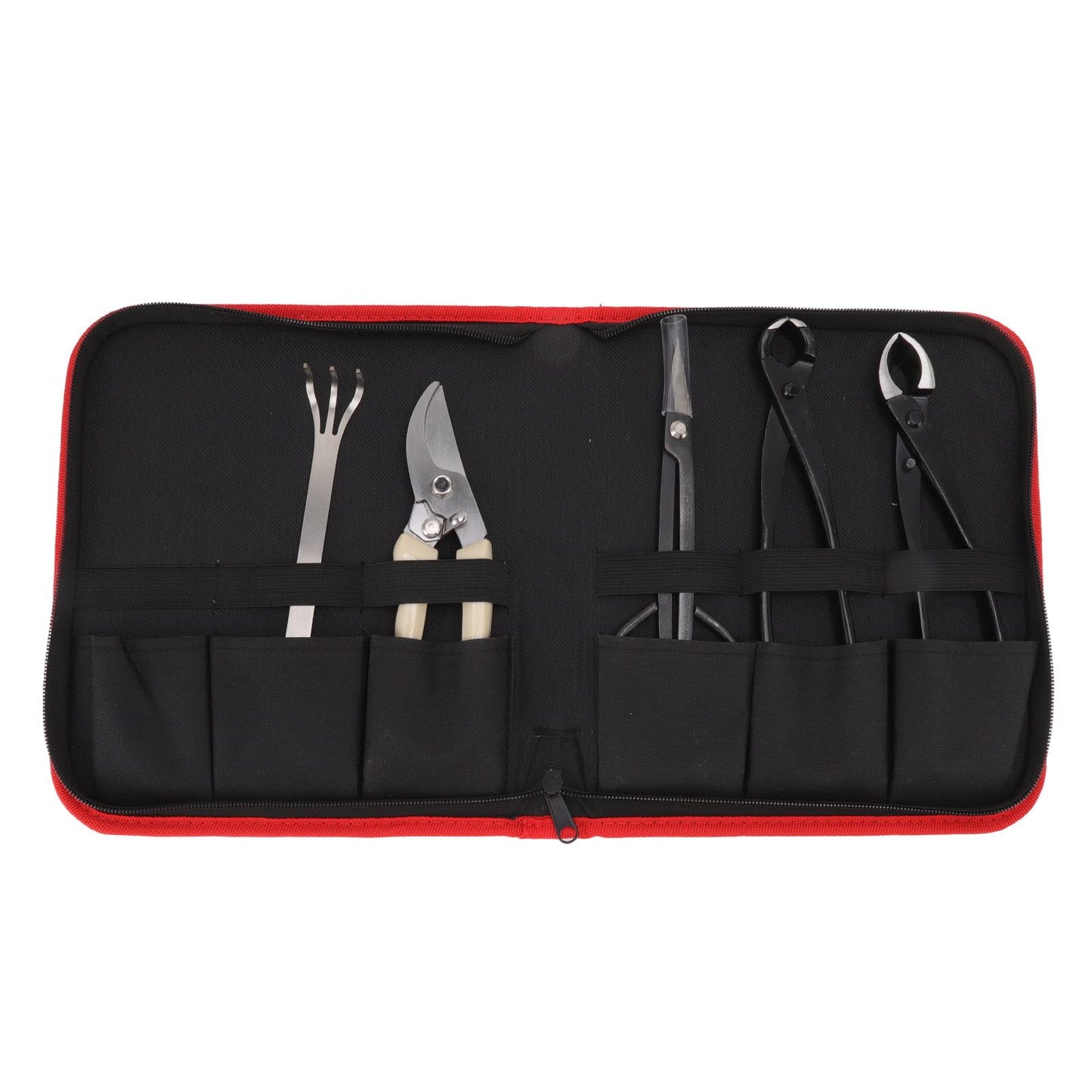 5Pcs Bonsai Tool Set Kit Carbon Steel Bonsai Scissors Rake Branch Cutter