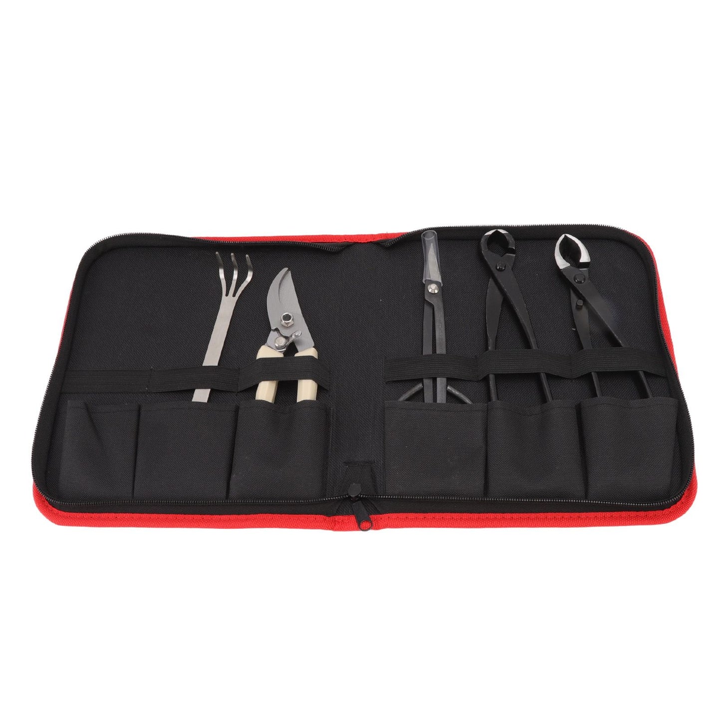 5Pcs Bonsai Tool Set Kit Carbon Steel Bonsai Scissors Rake Branch Cutter