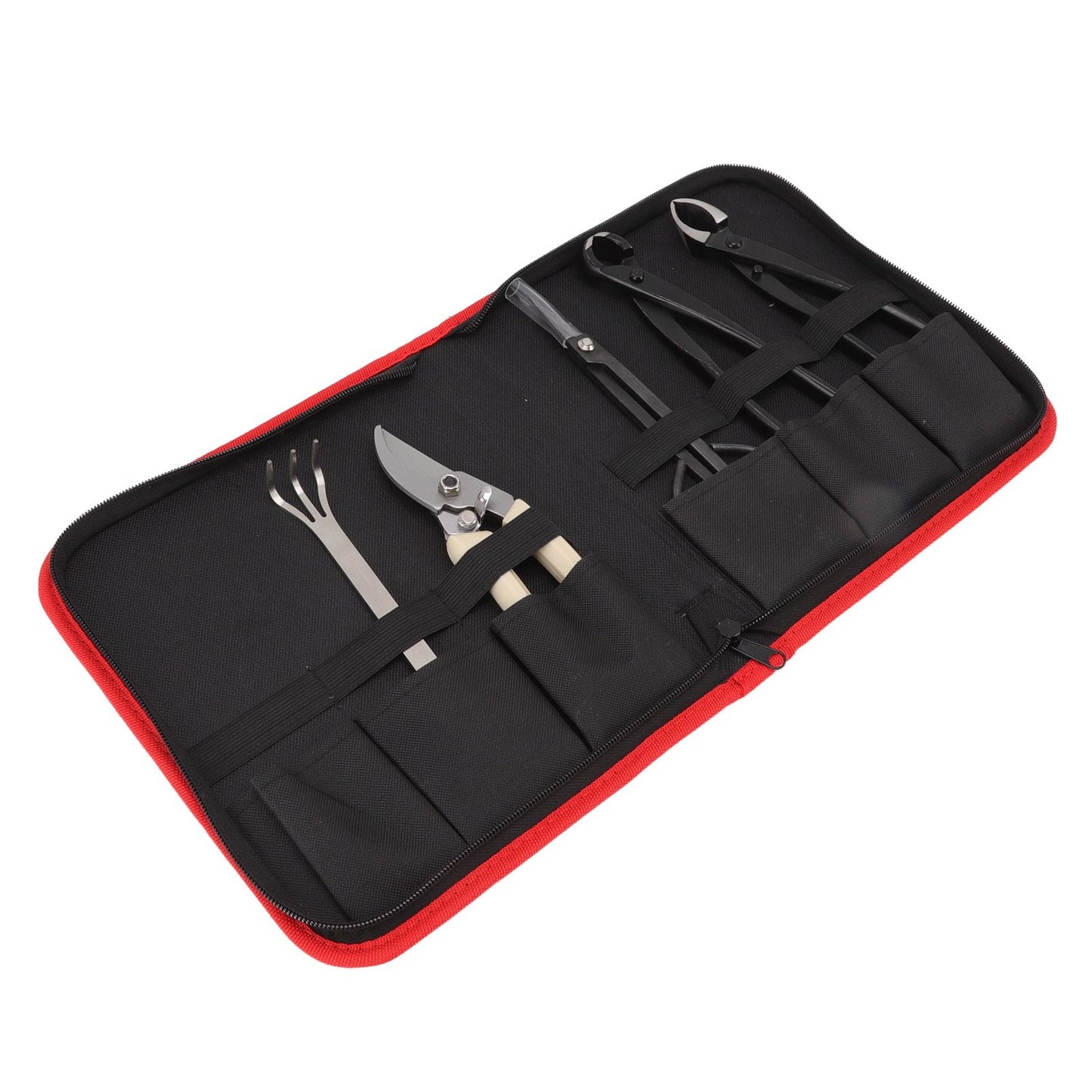 5Pcs Bonsai Tool Set Kit Carbon Steel Bonsai Scissors Rake Branch Cutter