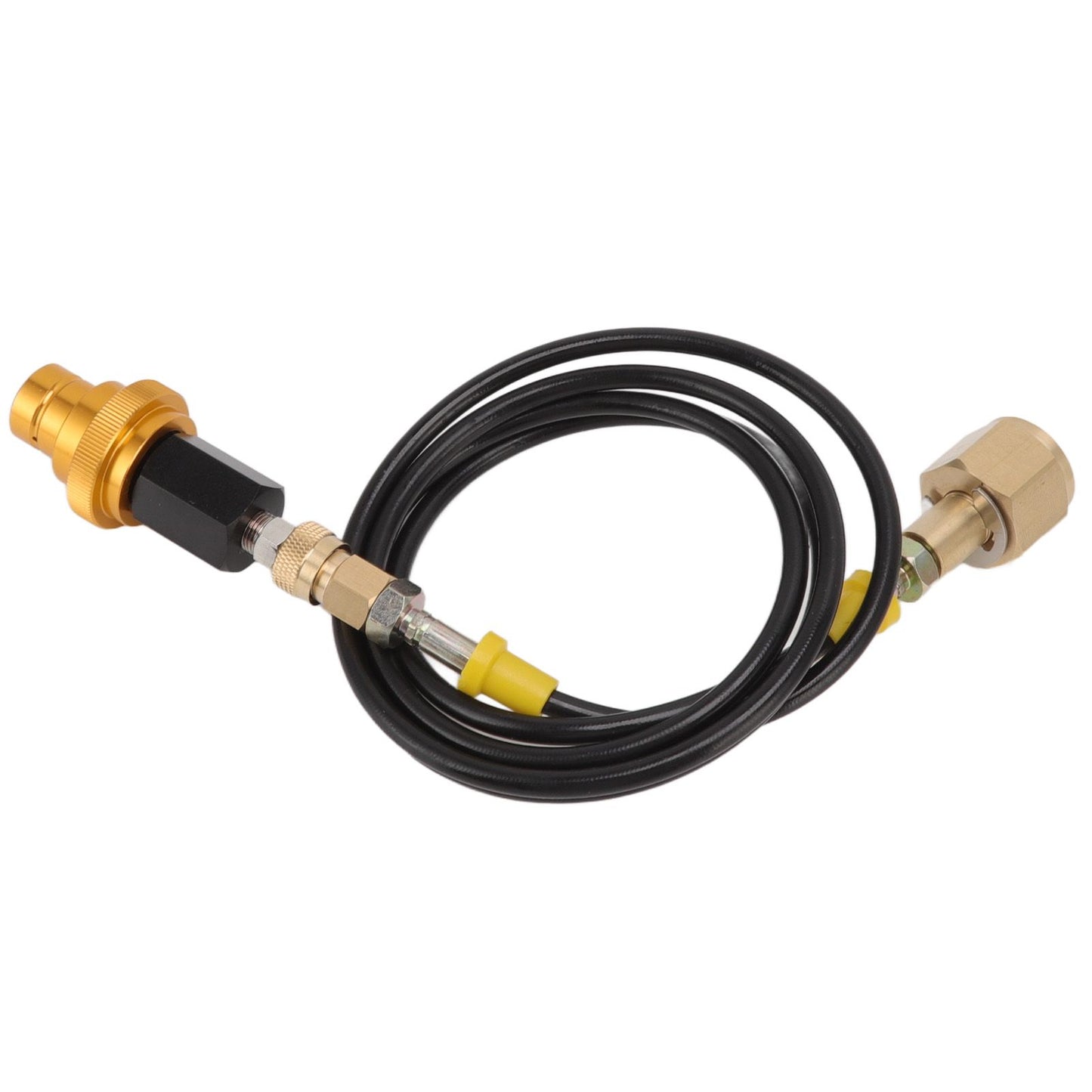Soda Machine Adapter Hose Kit 1.5m Black Soda Adapter Hose with Gold Quick