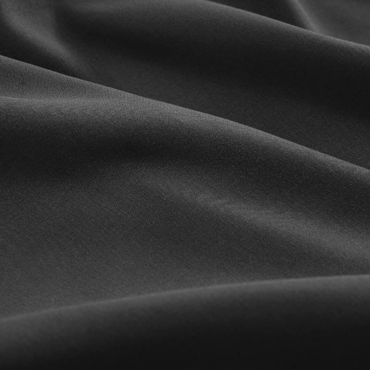 2000TC Hotel Quality Fitted Sheets - 2 Piece Fitted Sheets  -Breathable Bedding - Wrinkle, Fade, Stain Resistant- 16inch/40cm Deep Pocket Fitted Bed Sheets-Wrinkle and Fade Resistant,(Black,Queen)