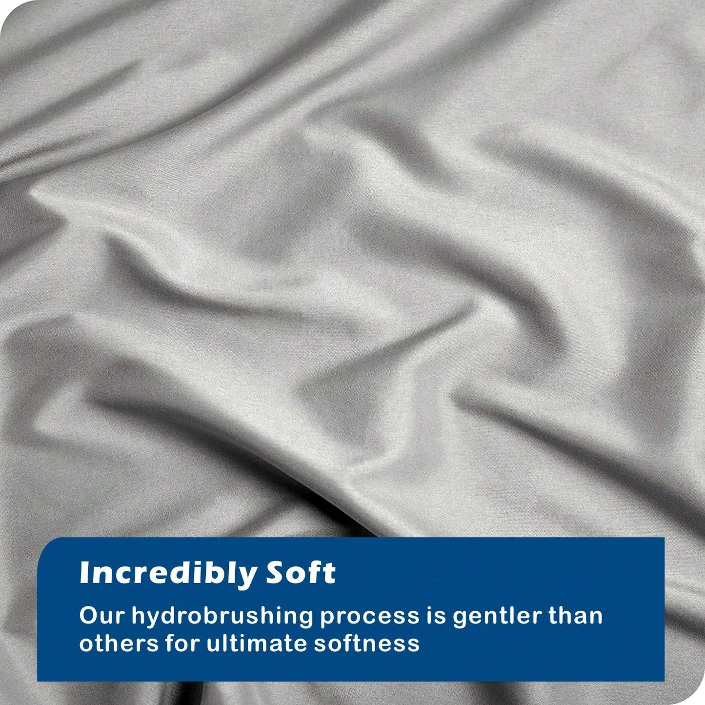 Hotel Soft Microfiber Duvet Cover Set-2000TC Quilt Cover Set & Pillowcases -1 Donna Cover Zipper Closure & 1 x Pillowcases-Breathable Bedding - Wrinkle, Fade, Stain Resistant(Silver-gray,King)