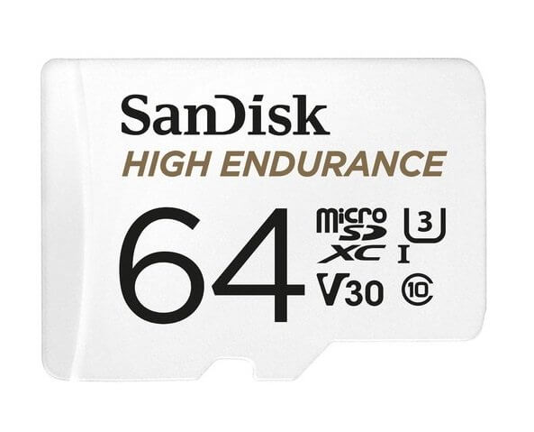 SANDISK 64GB High Endurance micro SDXC V30 u3 C10