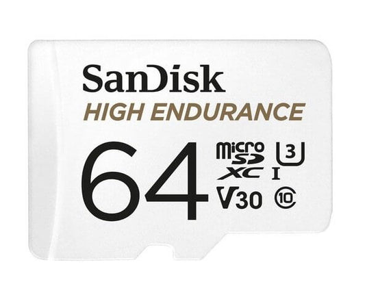 SANDISK 64GB High Endurance micro SDXC V30 u3 C10