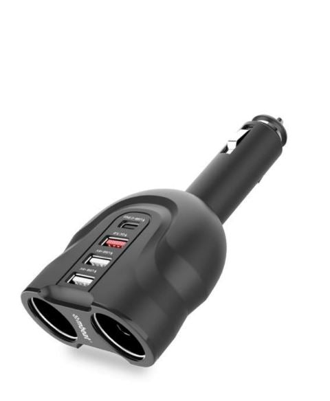 mbeat Gorilla Power Four Port USB-C PD & QC3.0 Car Charger