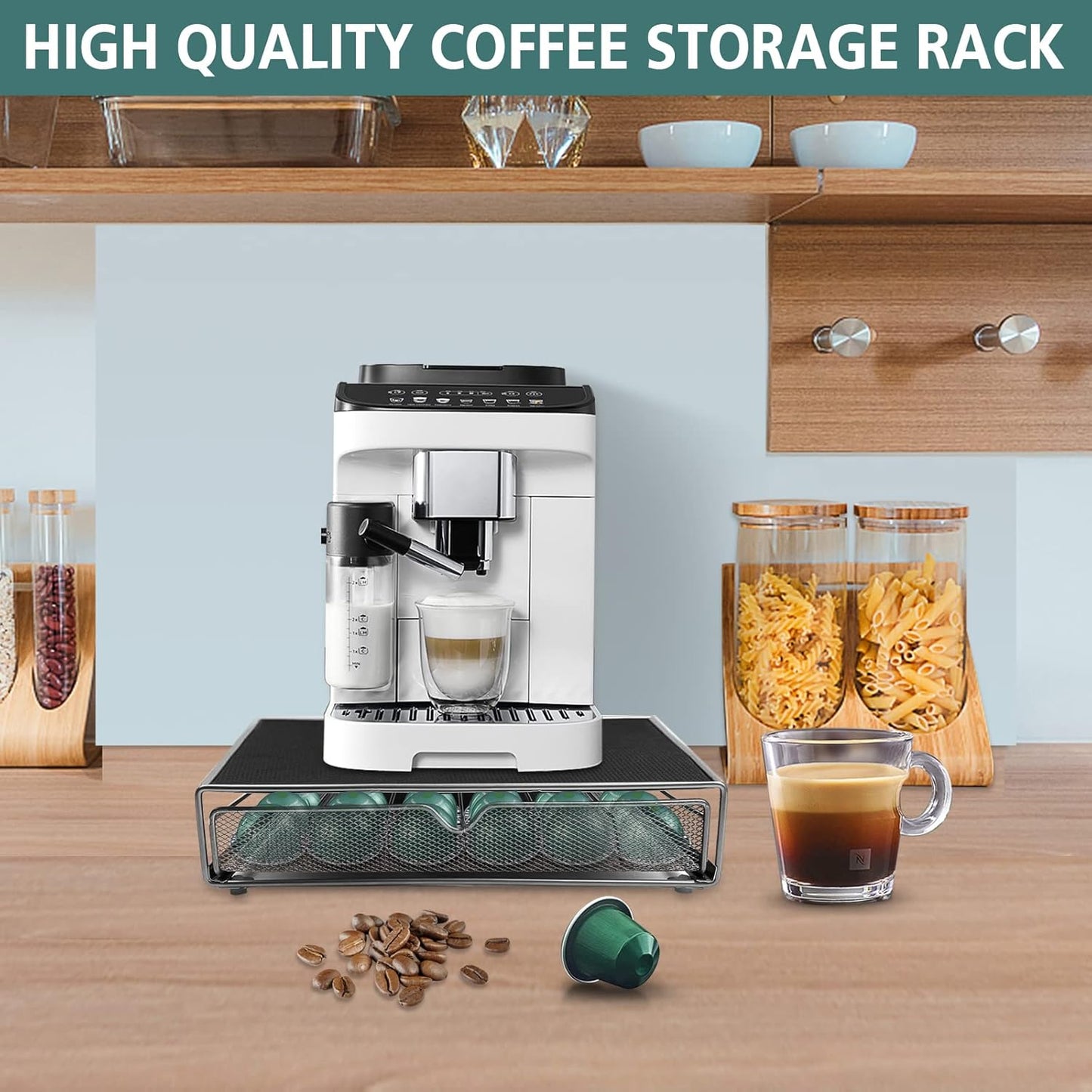 CARLA HOME K-Cup Coffee Pod Drawer for 36 Coffee Pods Storage