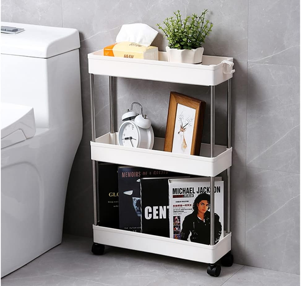 CARLA HOME Slim Storage Cart Organizer Trolley
