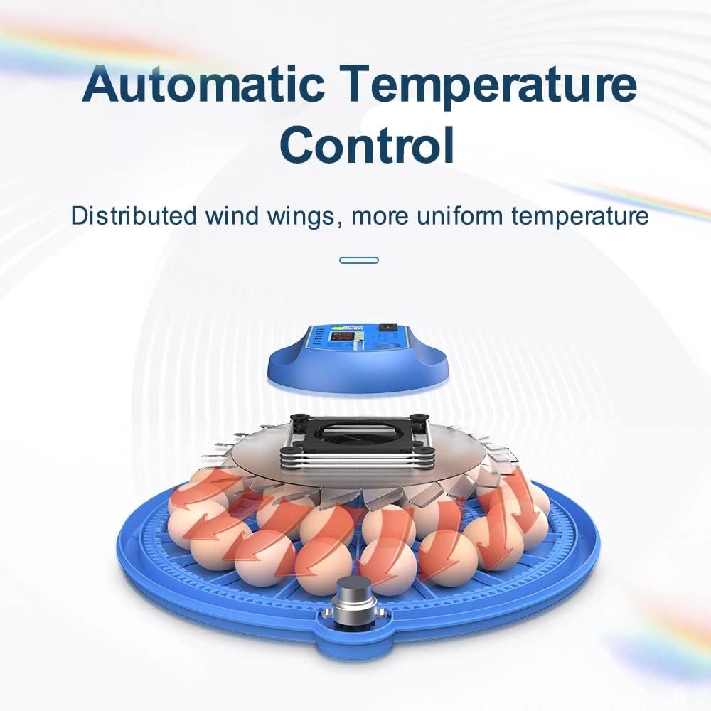 CARLA HOME 52 Egg Incubator with Automatic Turning & LED Display