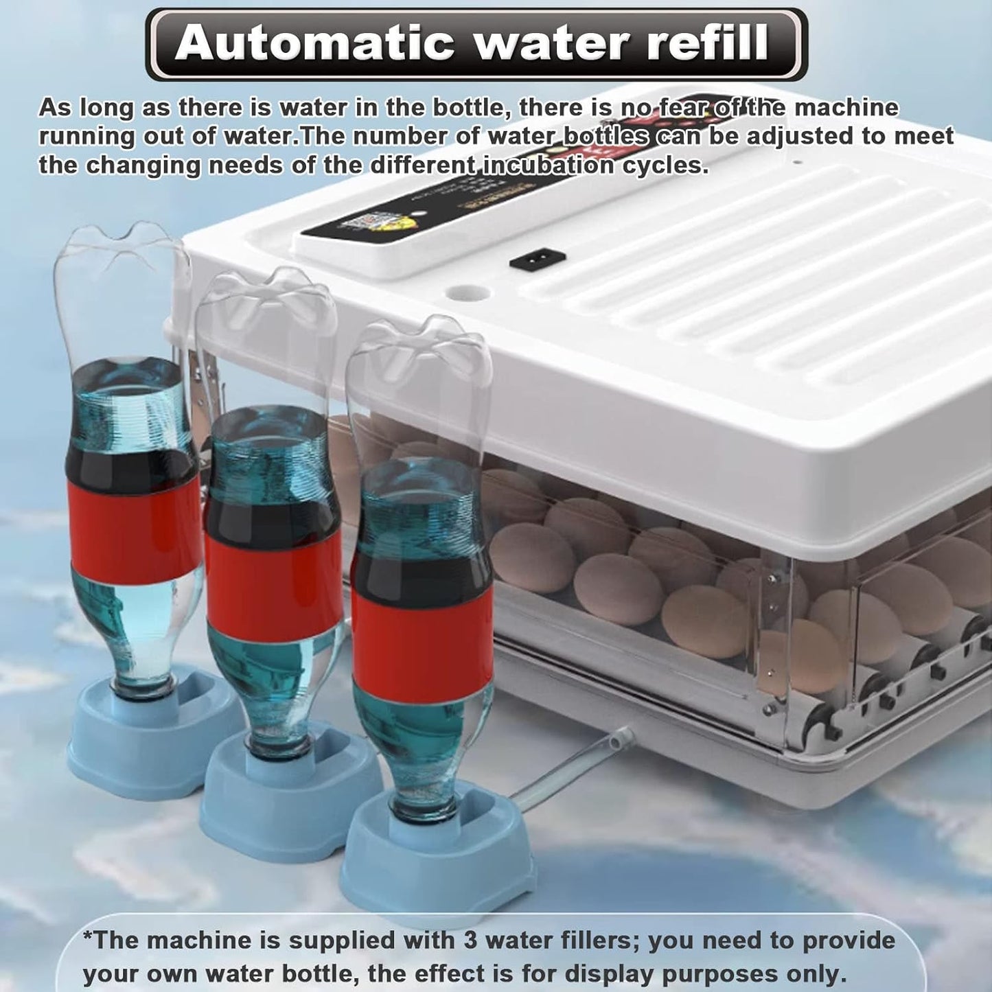 CARLA HOME 70 Egg Incubator with Automatic Turning & LED Display