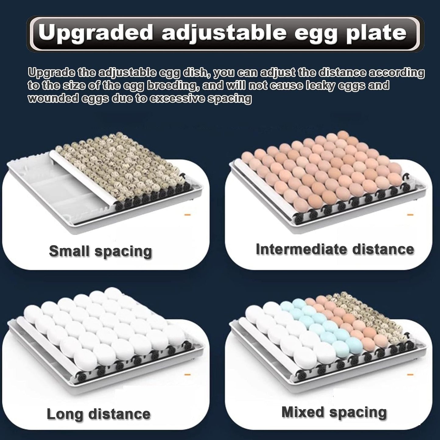 CARLA HOME 70 Egg Incubator with Automatic Turning & LED Display