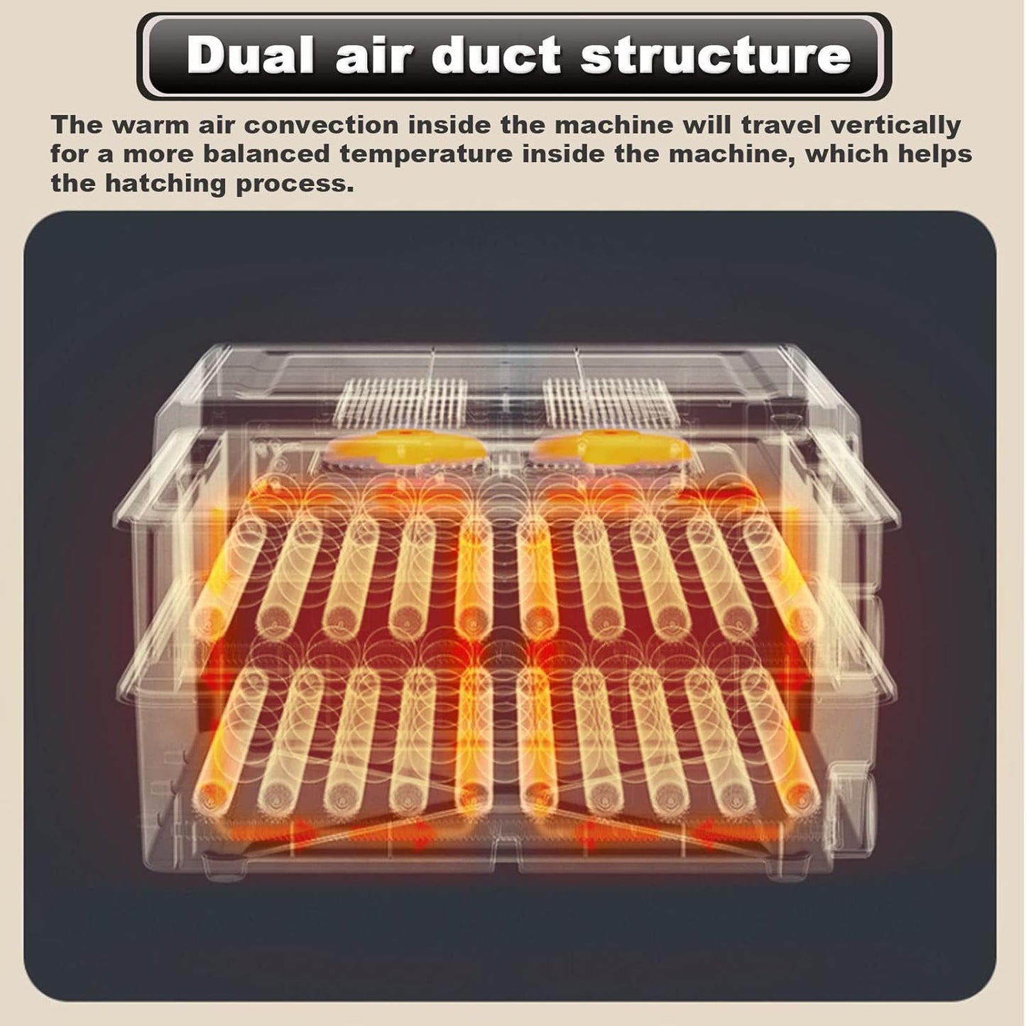 CARLA HOME 128 Egg Incubator with Automatic Turning & LED Display