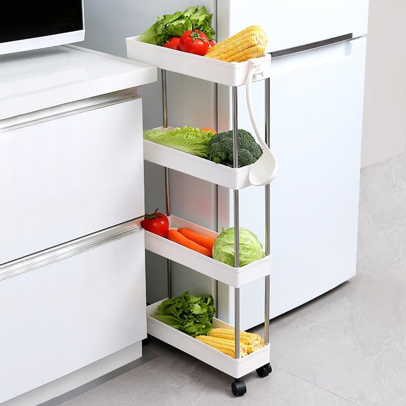 CARLA HOME Slim Storage Cart Organizer Trolley