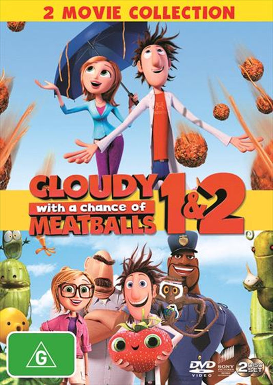 Cloudy With A Chance Of Meatballs 1 & 2 DVD