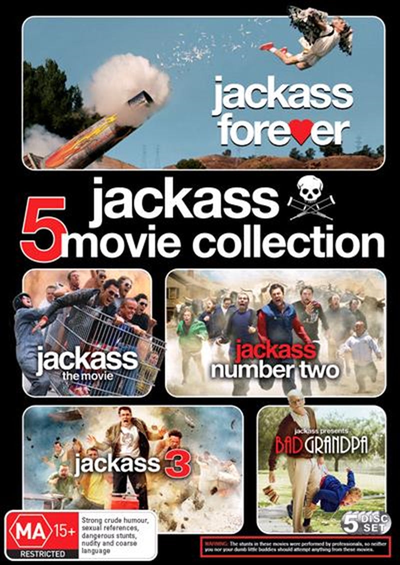 Jackass - The 5 Movie Collection DVD